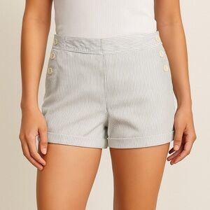 Gap Striped Shorts Blue White Medium 8
